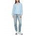 Marccain Sports - BS 5111 W70 - Licht blauwe elegante blouse 